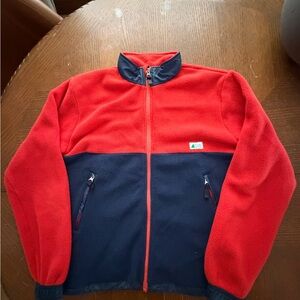 MEC Kids Red and Navy Fleece Jacket
